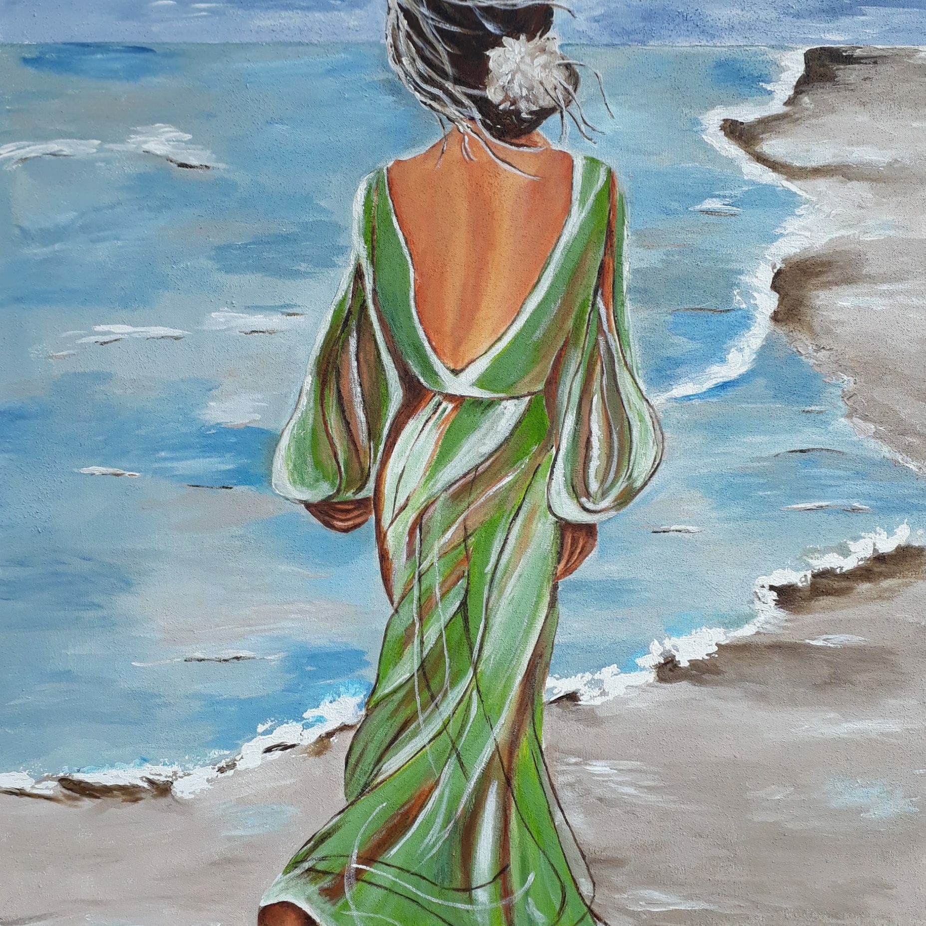 Woman-art sembilan 80 x 60