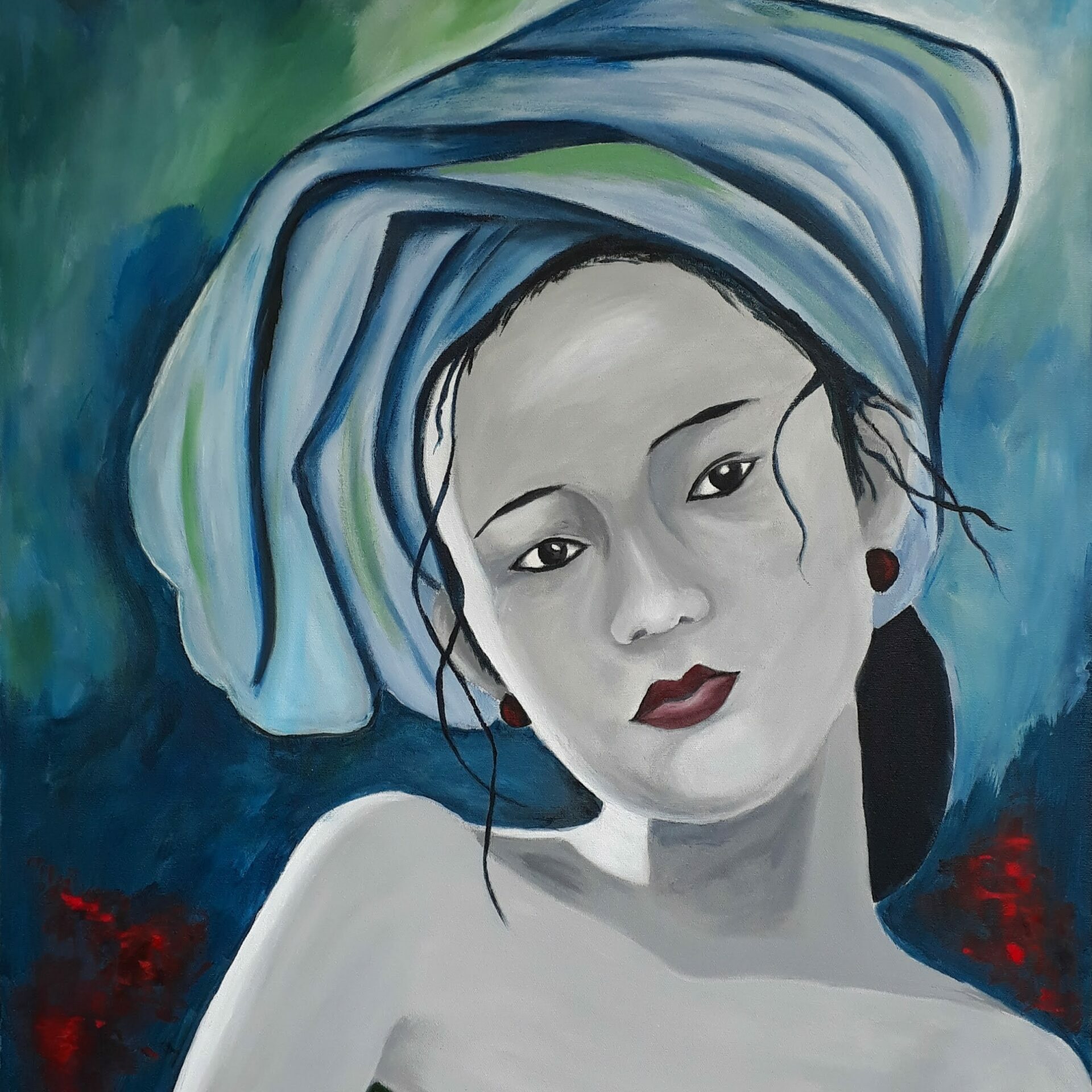 Lombok girl 80 x 60