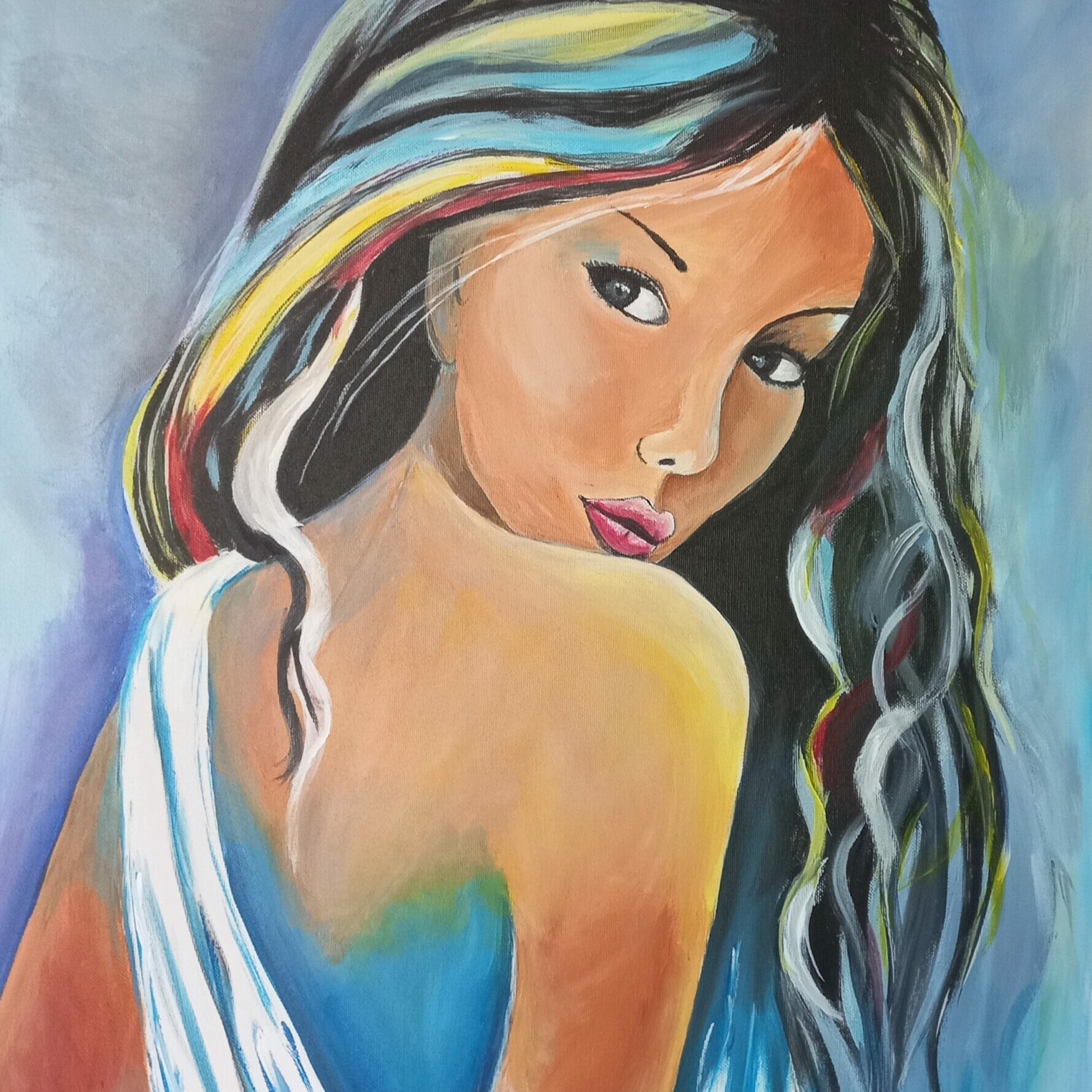 Woman-art tujuh belas 17 70 x 50